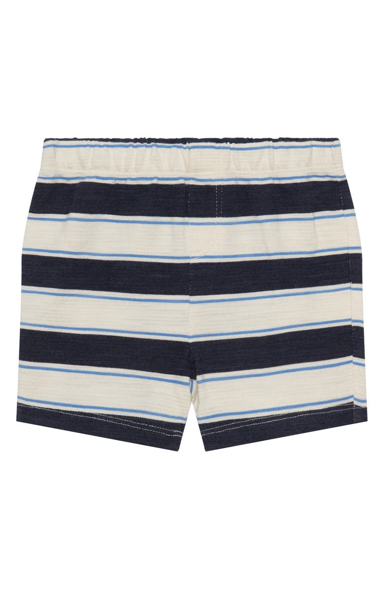 PL Baby by Petit Lem 4-Piece Stripe Outfit Set, Alternate, color, Blue Stripe