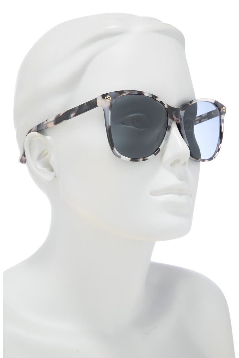 58mm Round Sunglasses, Alternate, color, HAVANA GREY
