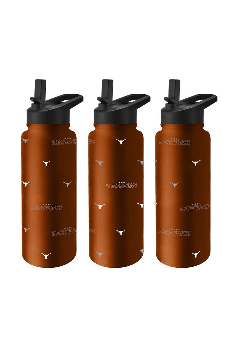 LOGO BRANDS Texas Longhorns 34oz. Steep and Repeat Quencher Bottle, Main, color, Gray
