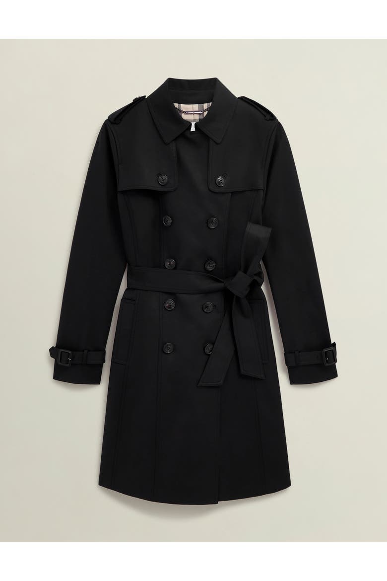 Skylar Trench Coat, Alternate, color, Black