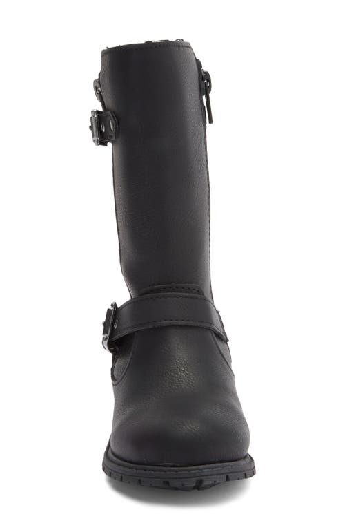 Mia Kids' Lil Gentri Moto Boot In Black