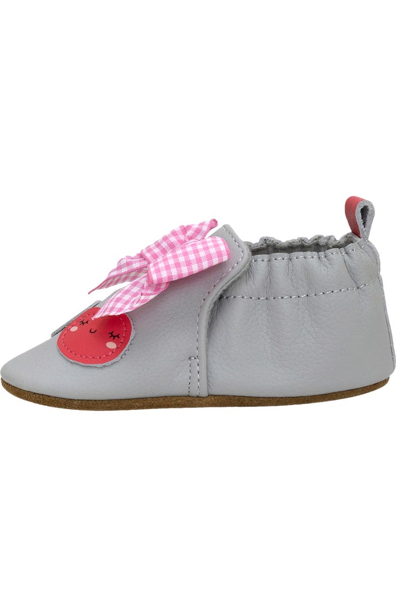 Robeez<sup>®</sup> Cherry Cute Crib Shoe, Alternate, color, Grey