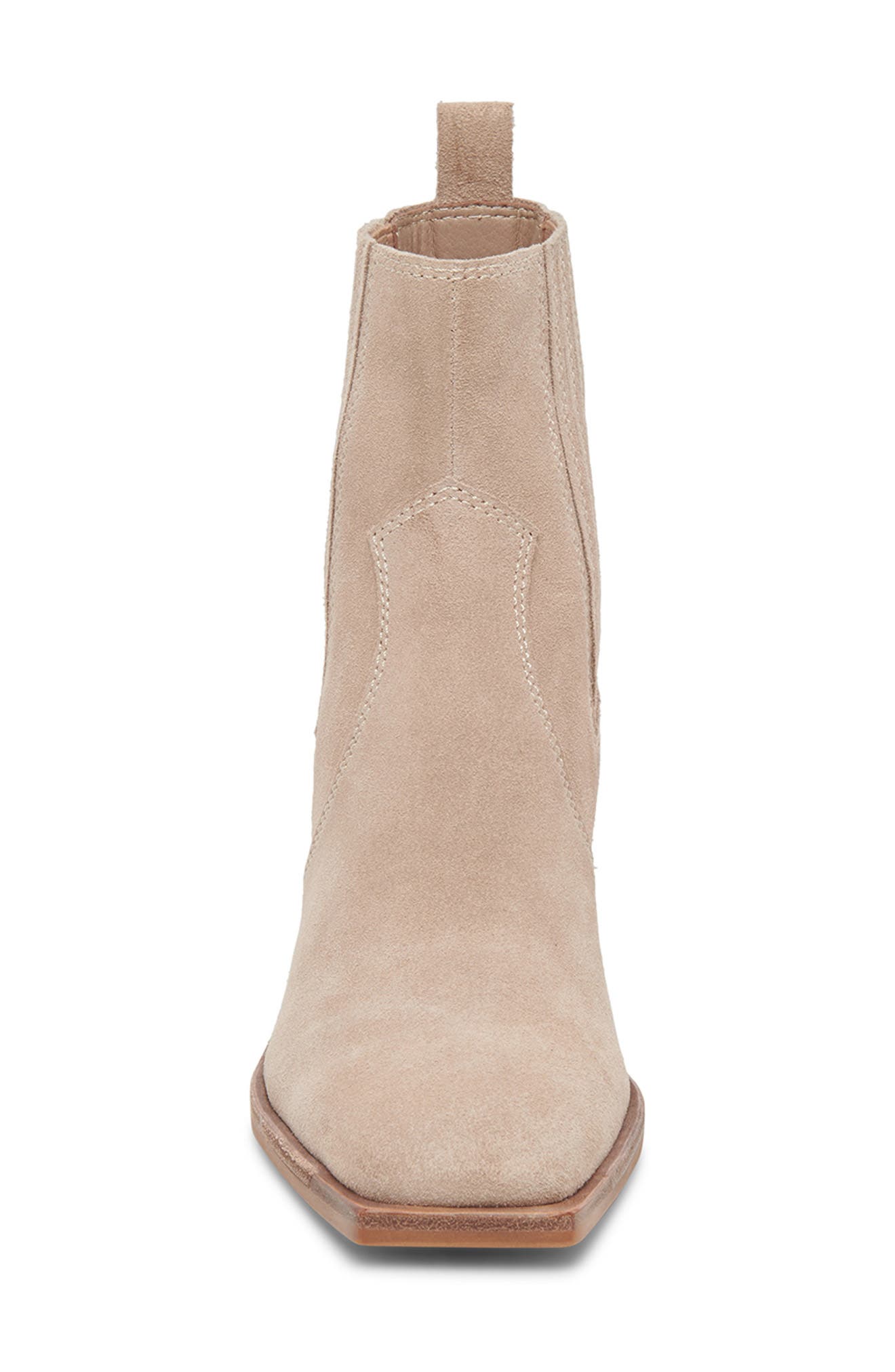 Irnie Block Heel Chelsea Boot, Alternate, color, TAUPE SUEDE
