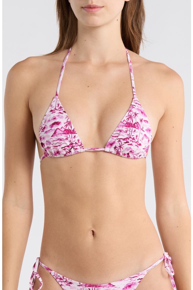 Triangle Bikini Top, Main, color, PINK