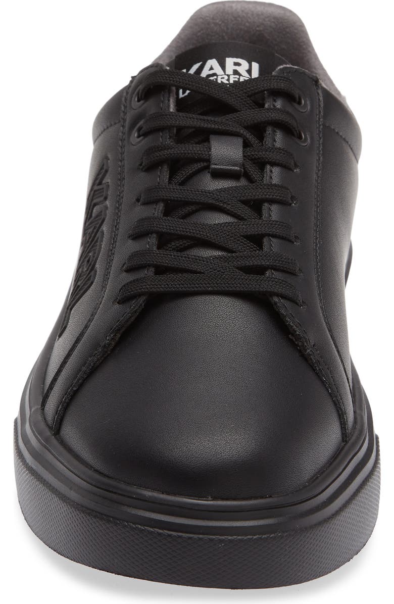 KARL LAGERFELD PARIS Side Karl Low Top Sneaker, Alternate, color, Black