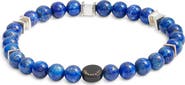 Caputo & Co. Men's Square Beaded Stretch Bracelet