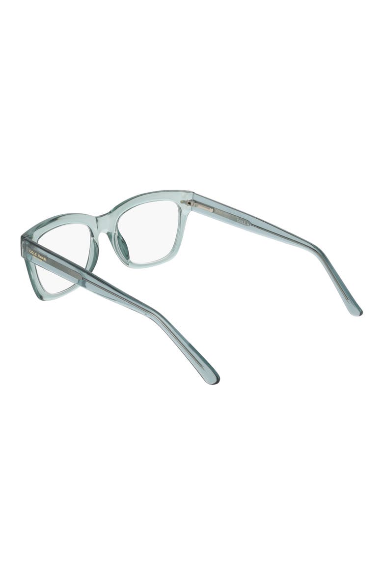 Crystal Core 32mm Square Reading Glasses, Alternate, color, CRYSTAL BLUE
