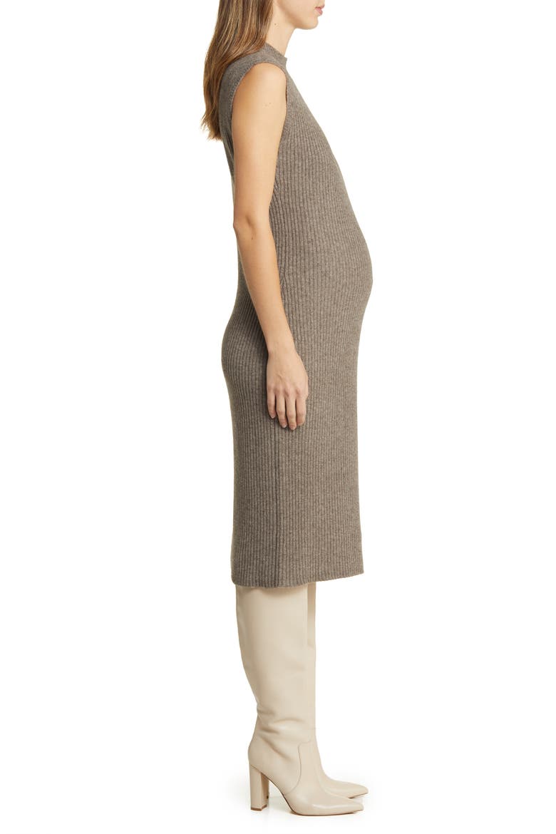 Alexandra Knit Dress, Alternate, color, CAMEL