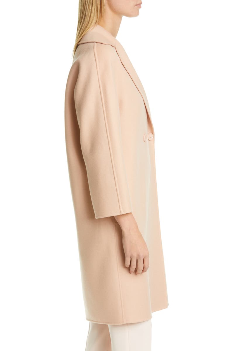 Max Mara Ode Double Breasted Wool Blend Coat, Alternate, color, 
