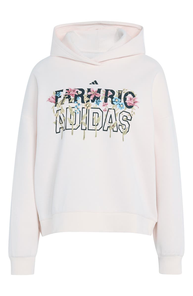 ADIDAS X FARM RIO Hoodie, Main, color, Ecru Tint/ Multi
