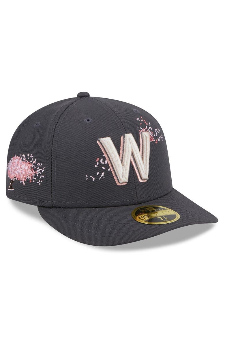 New Era Men's New Era Graphite Washington Nationals 2022 City Connect Low Profile 59FIFTY Fitted Hat, Main, color, Graphite