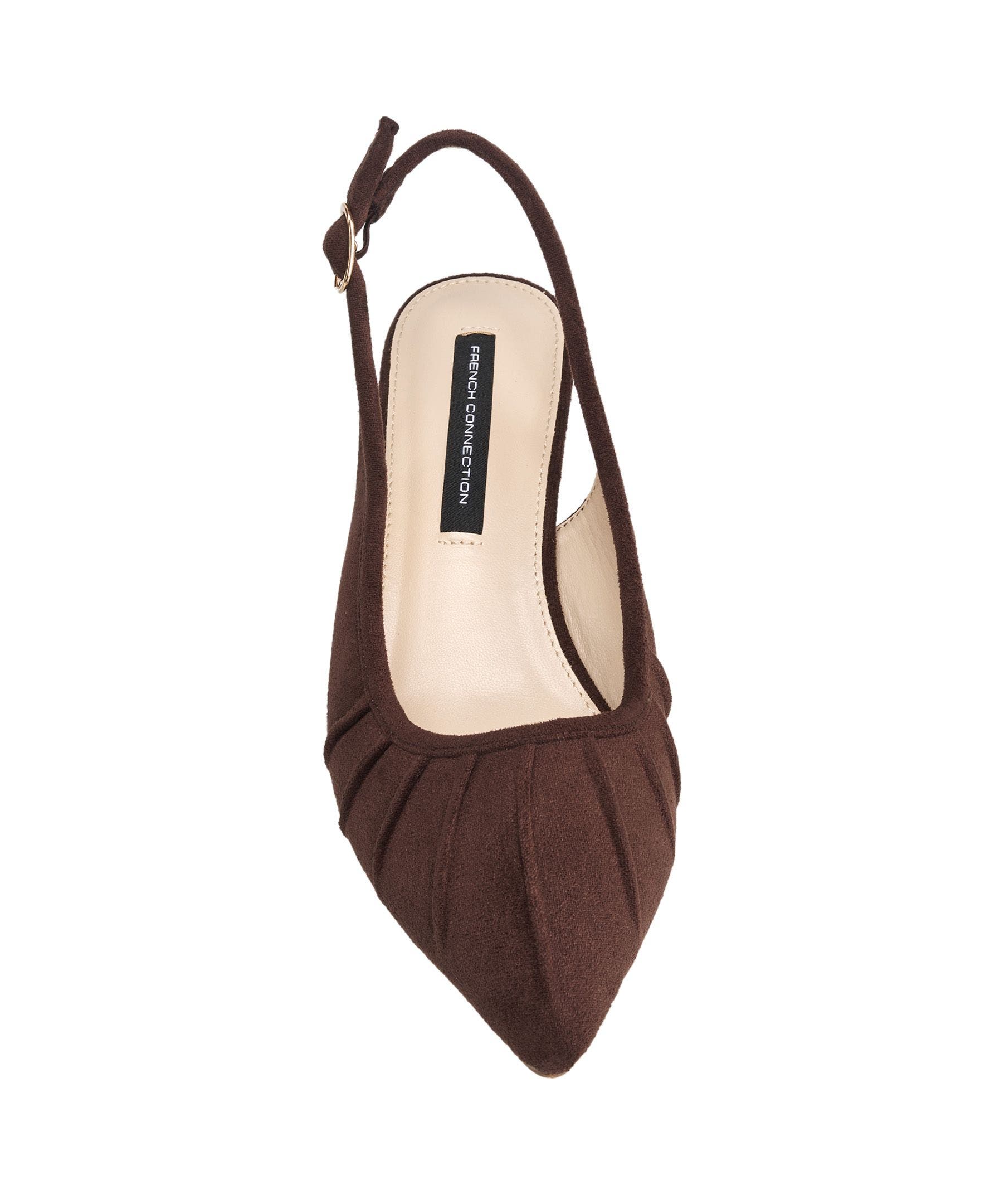 Ruched Kitten Heel, Alternate, color, Brown