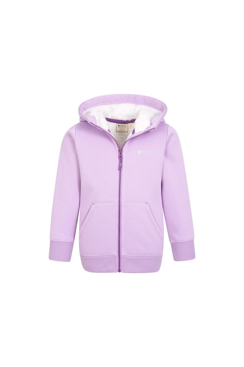 Childrens/Kids Alpine II Full Zip Hoodie, Alternate, color, Purple