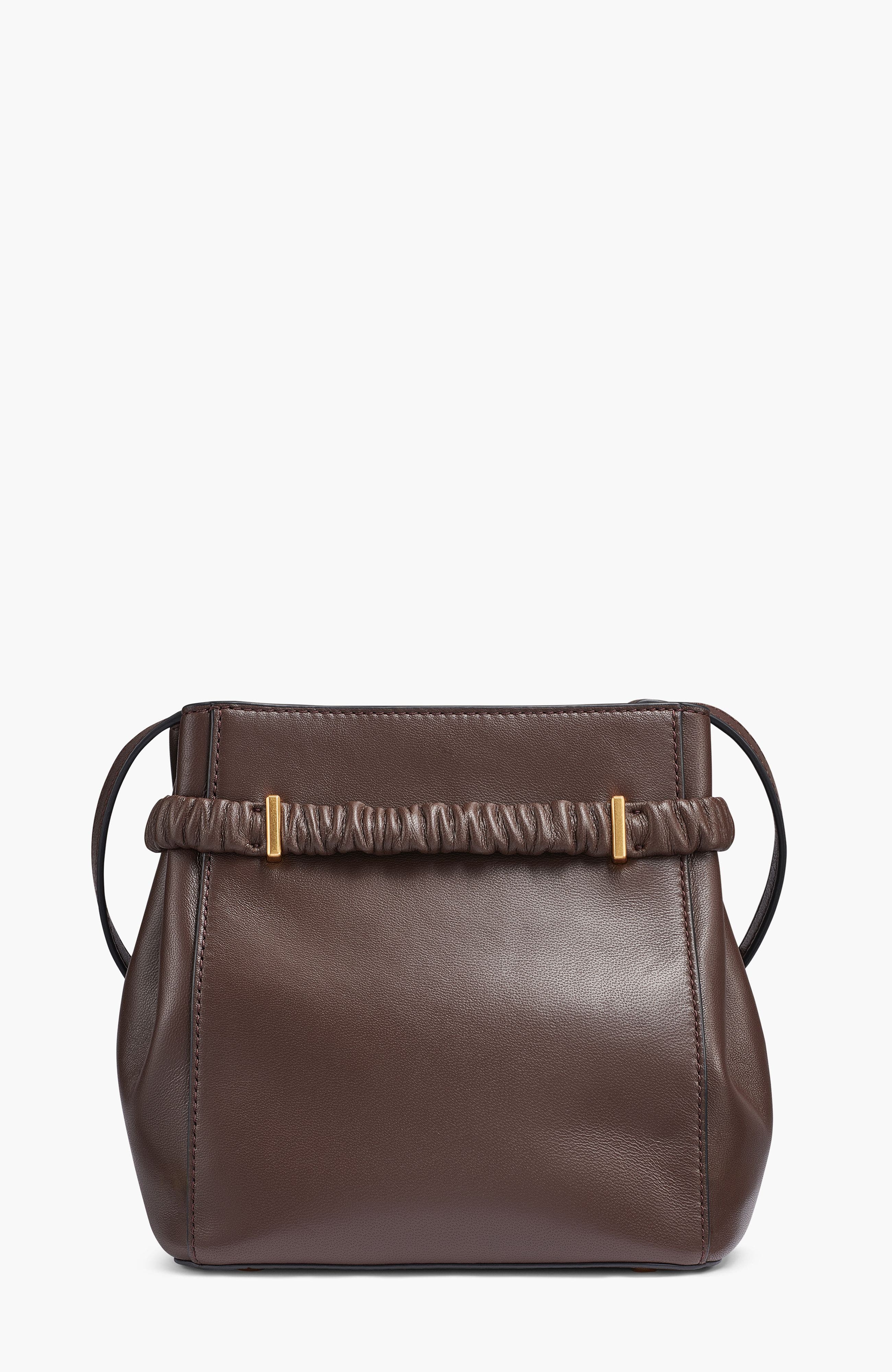 Gingham Crossbody, Alternate, color, Umber