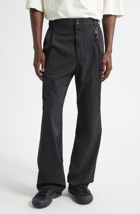 Loose Fit Pleated Water Resistant Pants