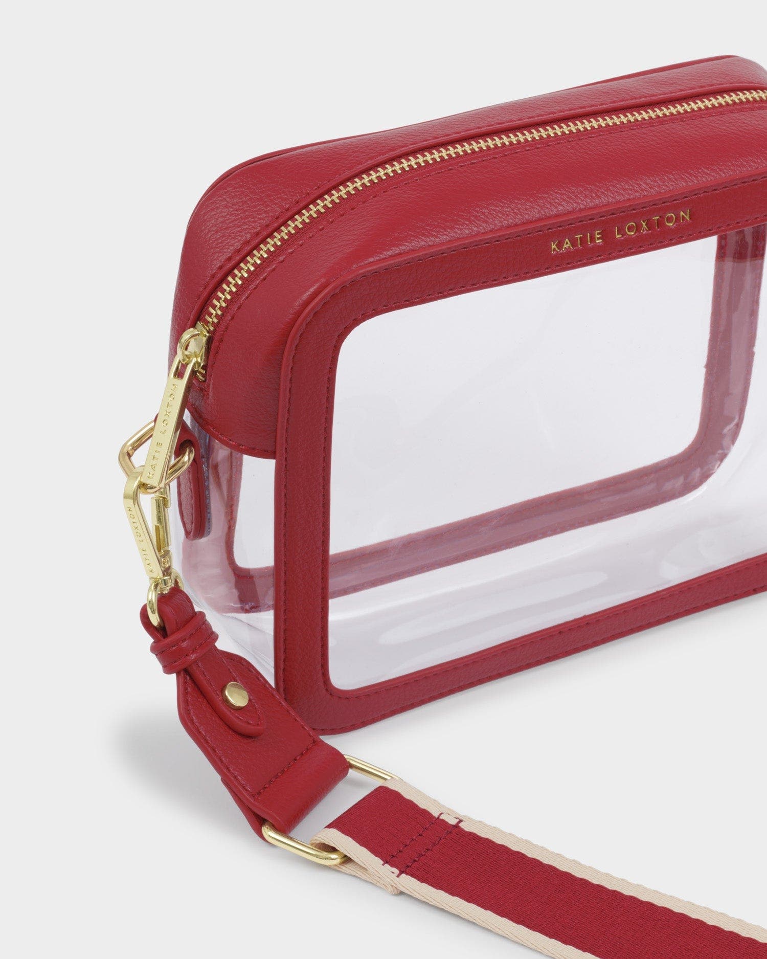 Katie Loxton Stadium Bag in Burgundy, Alternate, color, Burgundy