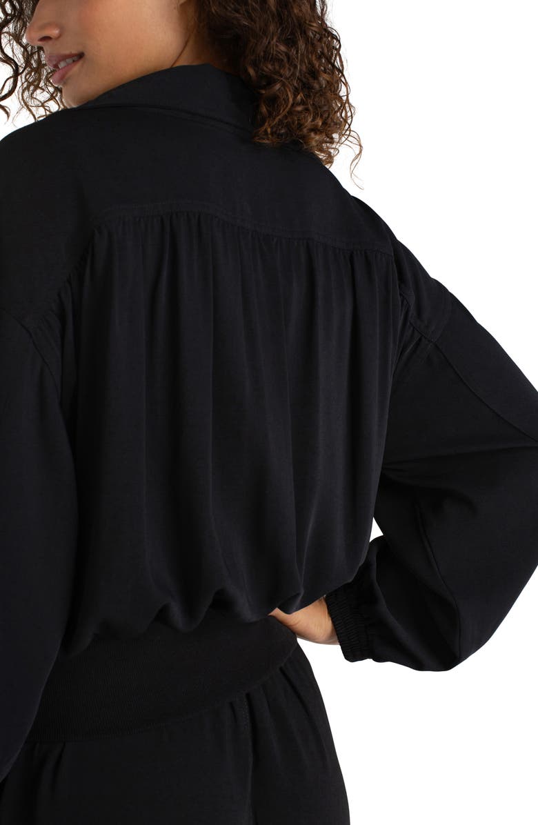 Liverpool Los Angeles Dolman Sleeve Jacket, Alternate, color, Black