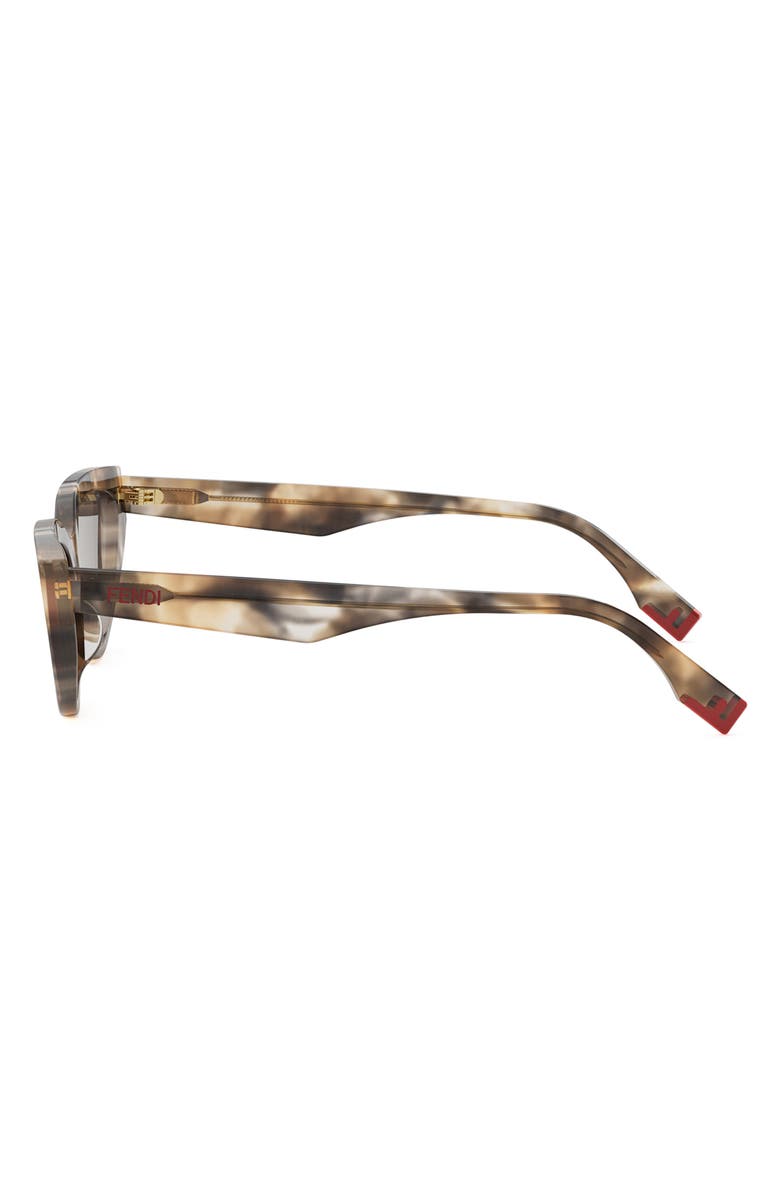 Fendi Way 54mm Cat Eye Sunglasses, Alternate, color, 