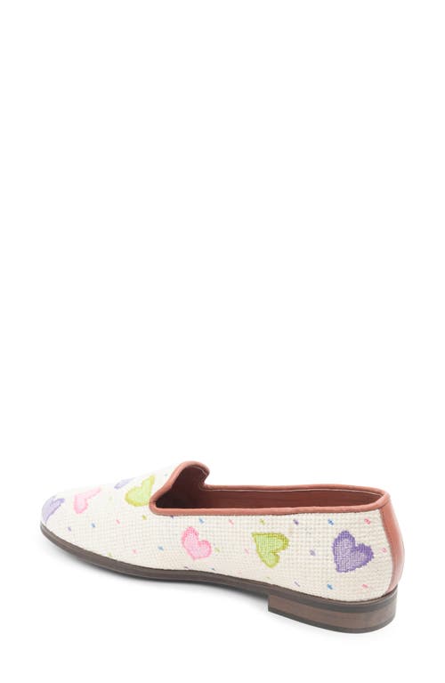Bypaige Needlepoint Loafer In Tan Multi