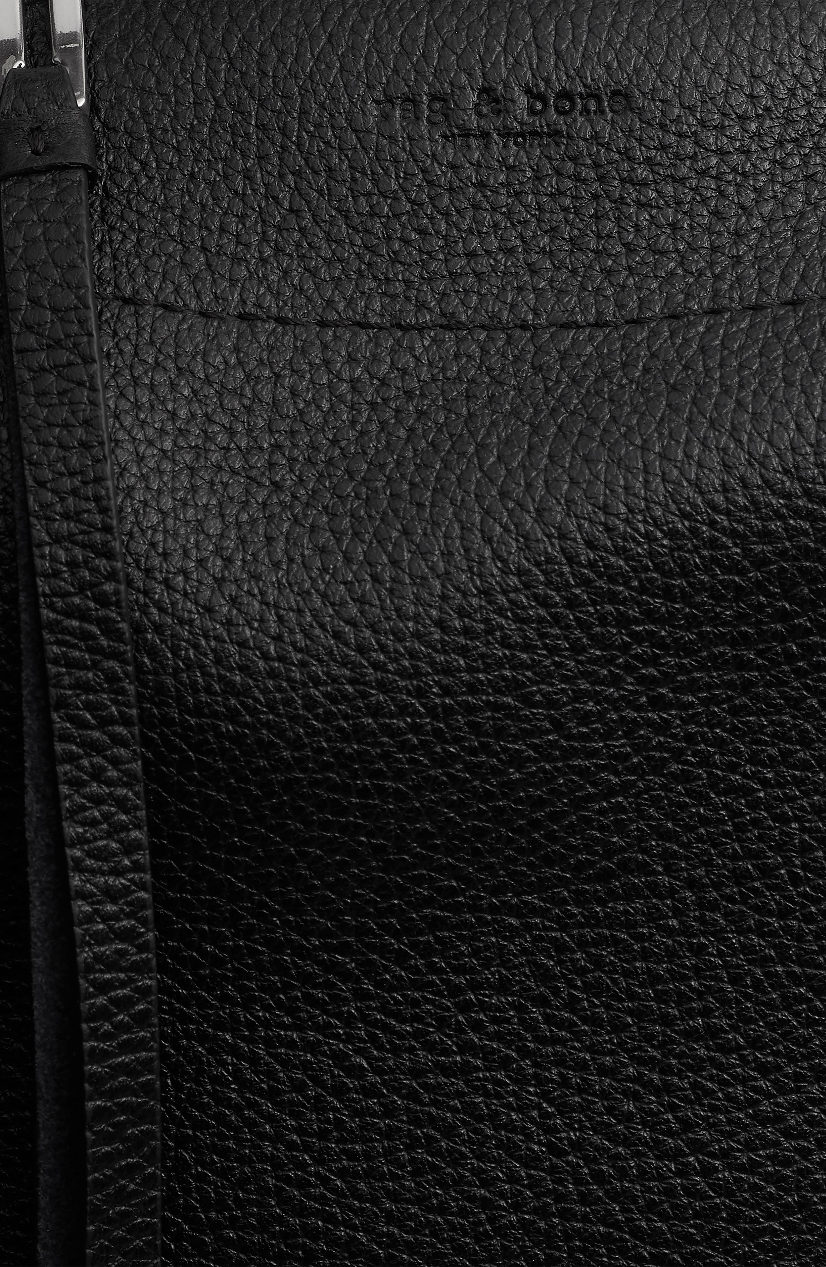 rag & bone Belize Leather Bucket Bag, Alternate, color, 