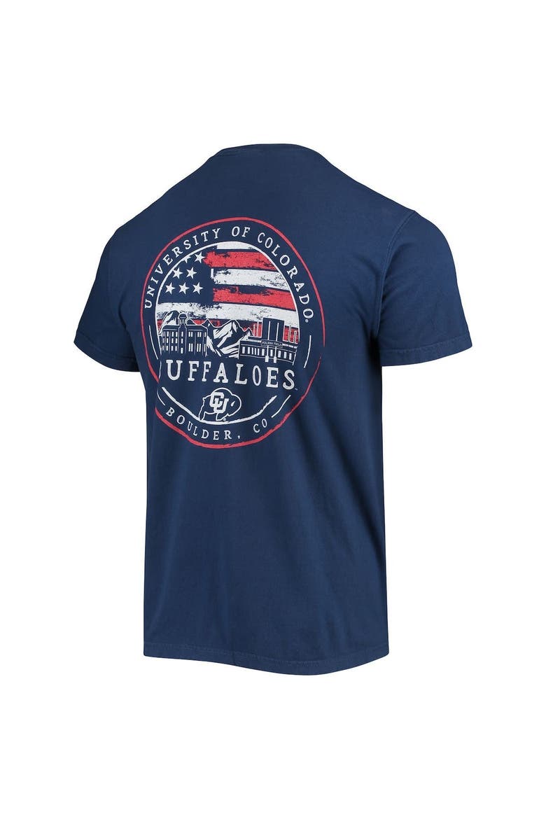 Men's Navy Colorado Buffaloes Campus Americana T-Shirt, Alternate, color, Navy