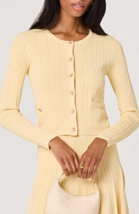 Myrtle Pointelle Knit Cardigan