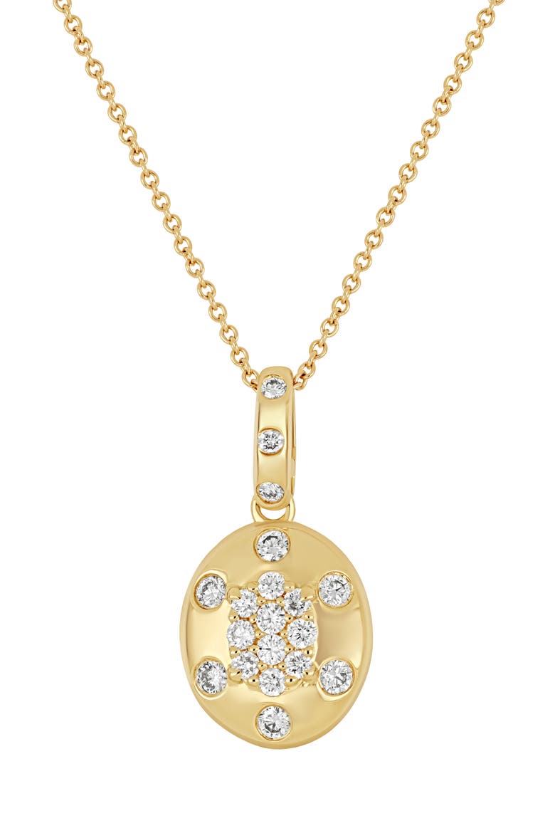 Mika Diamond Pendant Necklace, Main, color, 18K YELLOW GOLD