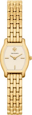 Tory Burch Eleanor Curve Mini Two Tone Bracelet Watch