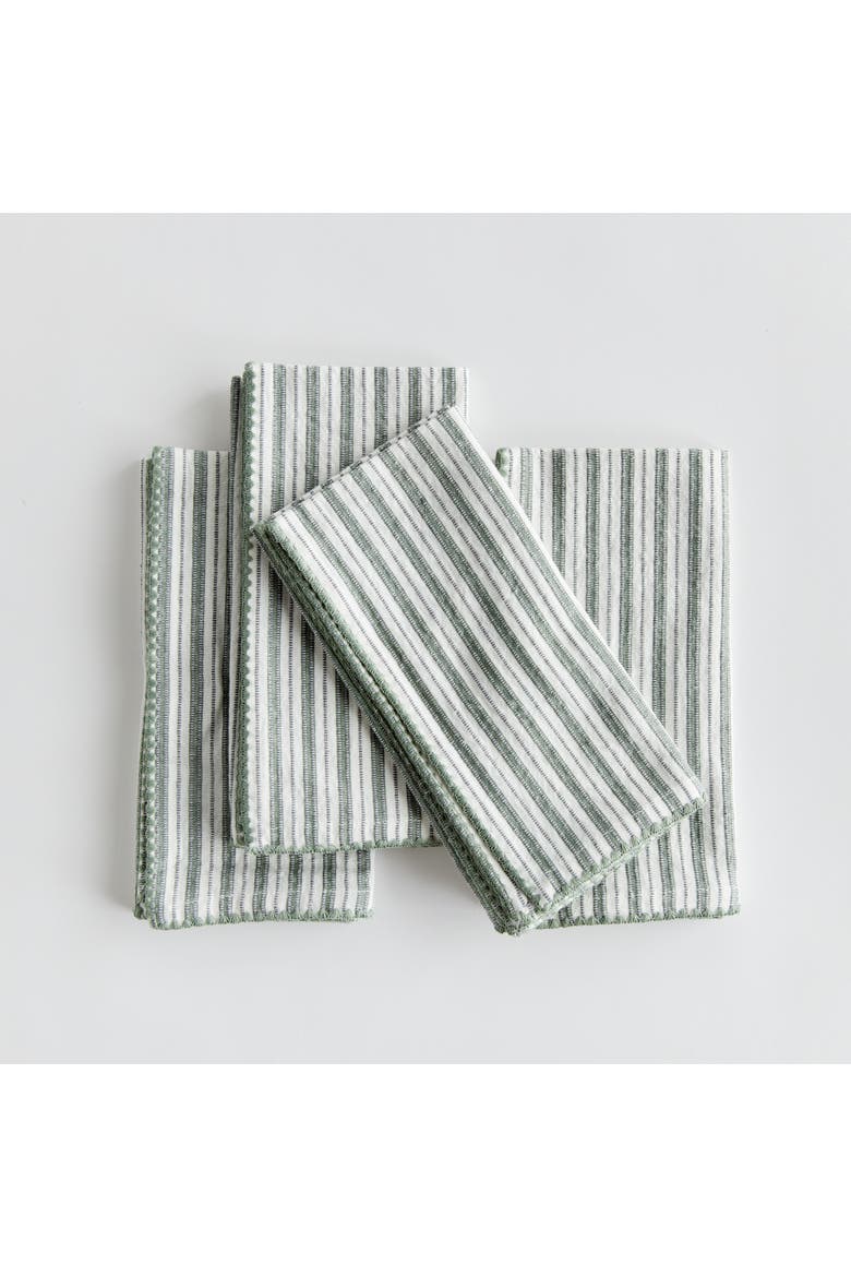 Vinnia Napkins Set of 4, Alternate, color, Green