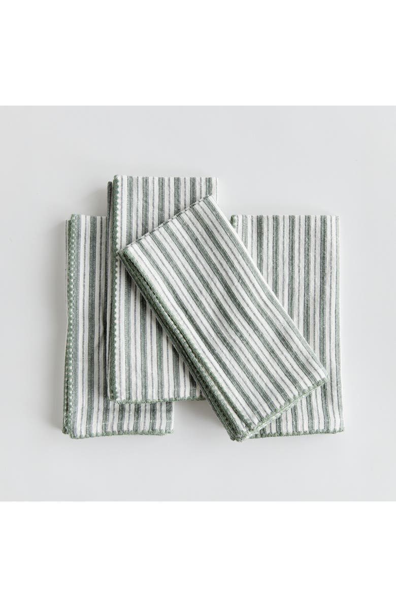 Napa Home & Garden Vinnia Napkins Set of 4, Alternate, color, Green