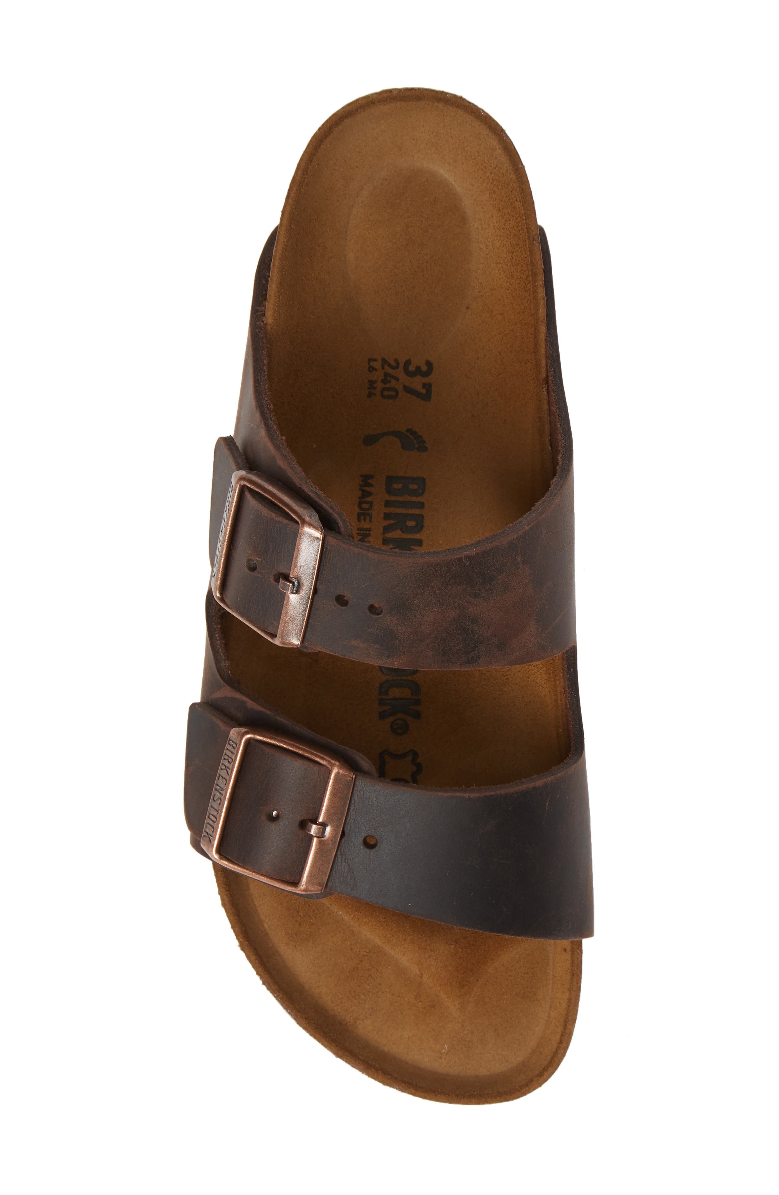 Birkenstock Arizona Sandal, Alternate, color, Brown