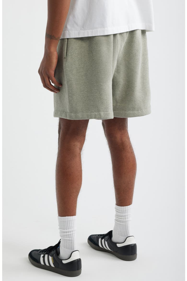 Signature Classic Fit Sweat Shorts, Alternate, color, CONCRETE/DARK CONCRETE HEATHER