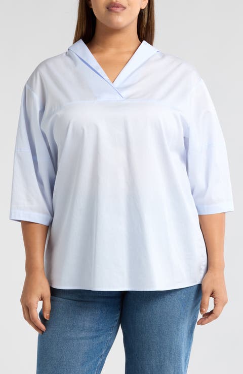 Oriana Cotton Top (Plus)