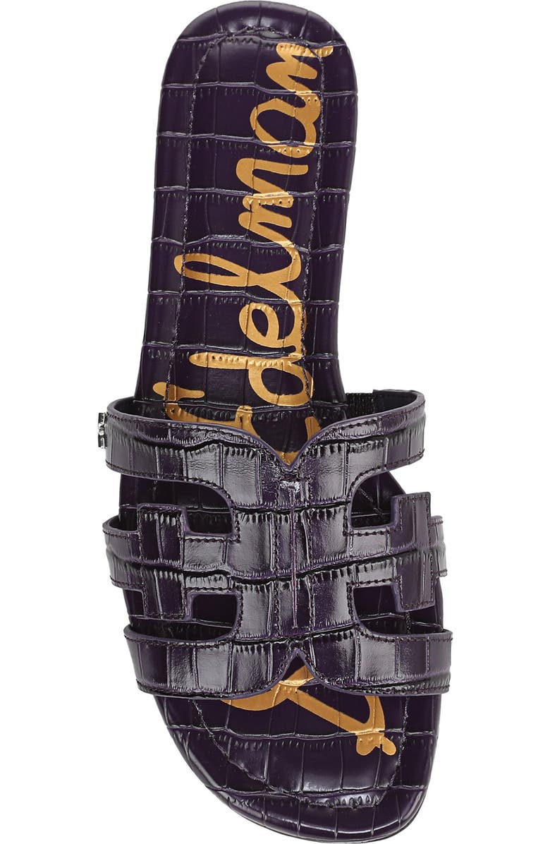 Sam Edelman Bay Cutout Slide Sandal - Wide Width Available, Alternate, color, Winter Violet