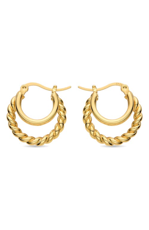 Eye Candy Los Angeles Pauline Triple Loop Hoop Earrings