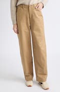 Vince Brushed Cotton Wide Leg Pants