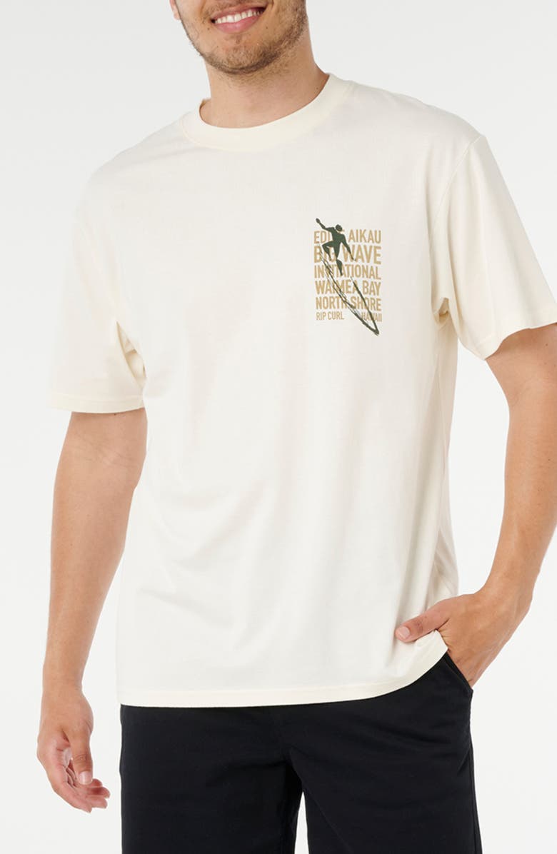 Rip Curl Eddie Would Go Petro Graphic T-Shirt, Main, color, Bone