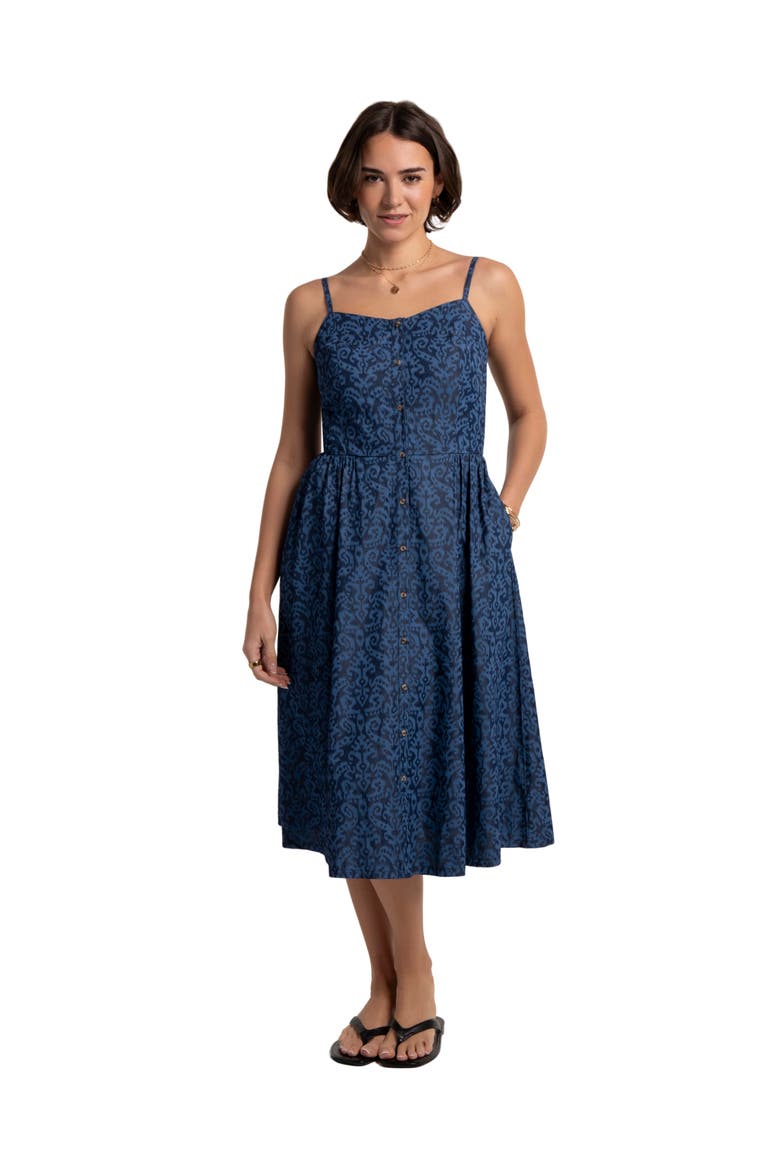 Mari Midi Dress, Main, color, Blue