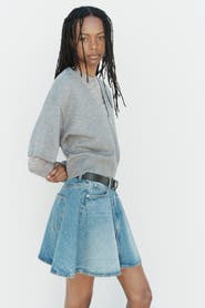 H&M Short-sleeved Cardigan With Zipper