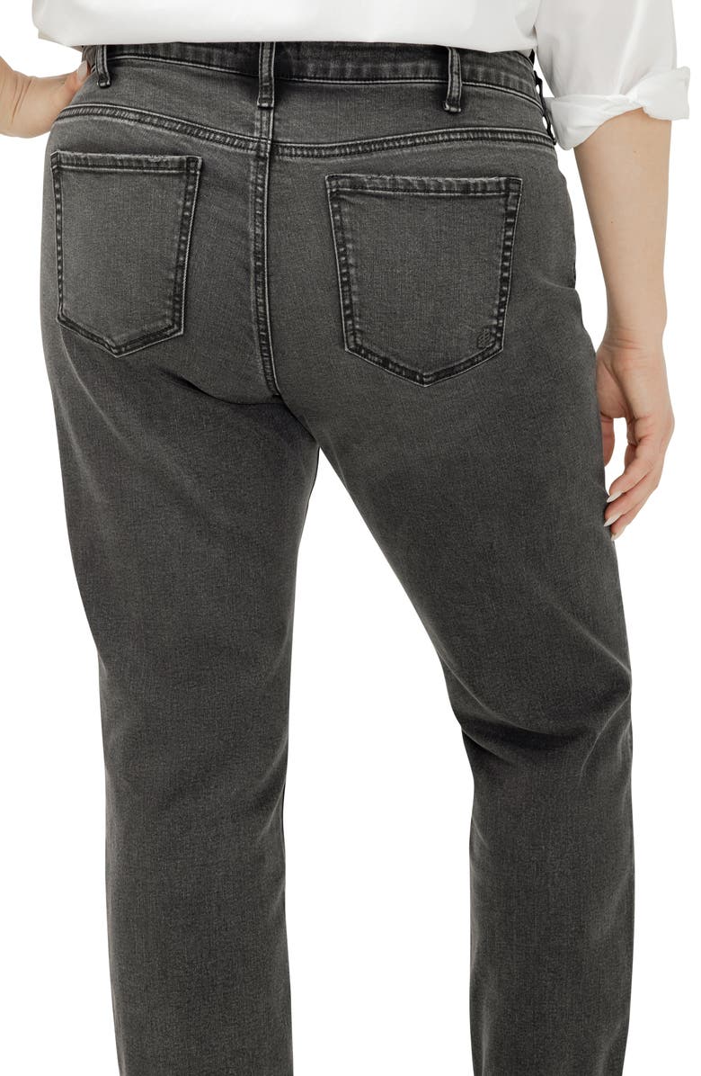 Silver Jeans Co. Mid Rise Slim Boyfriend Jeans, Alternate, color, Smoke