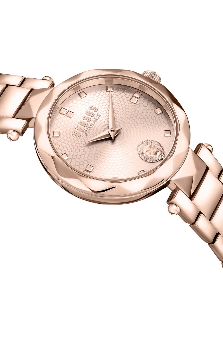 VERSUS Versace Covent Garden Bracelet Strap Watch, 36mm, Alternate, color, Rosegold