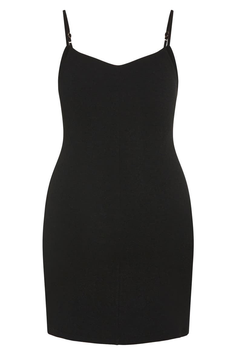 Samara Cutout Body-Con Dress, Alternate, color, BLACK