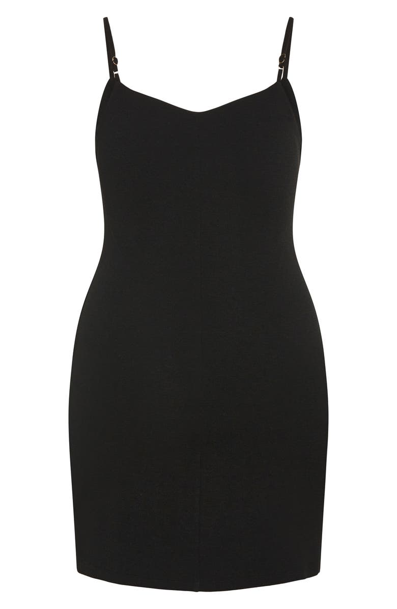 City Chic Samara Cutout Body-Con Dress, Alternate, color, Black