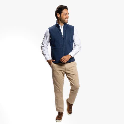 Peter Manning Polartec Fleece Vest In Animal Print
