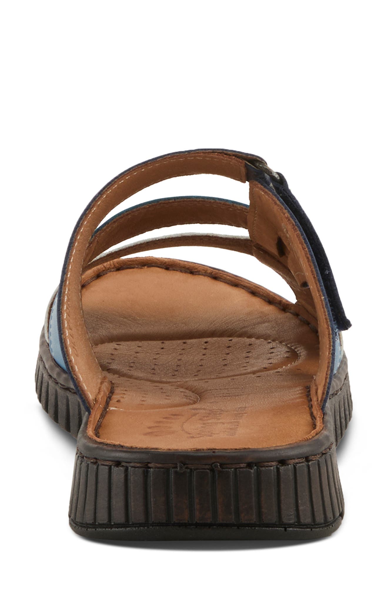 Olly Slide Sandal, Alternate, color, DENIM MULTI