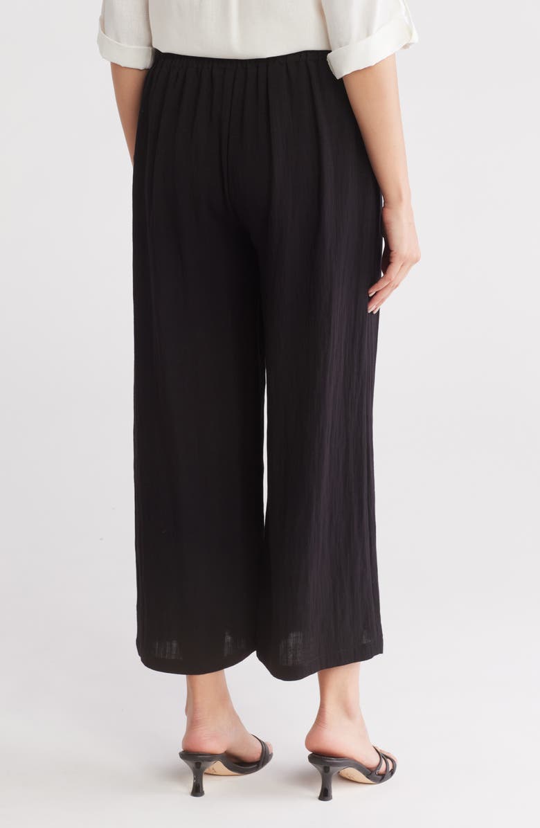 Gemma + Jane Solid Wide Leg Pull-On Pants, Alternate, color, 