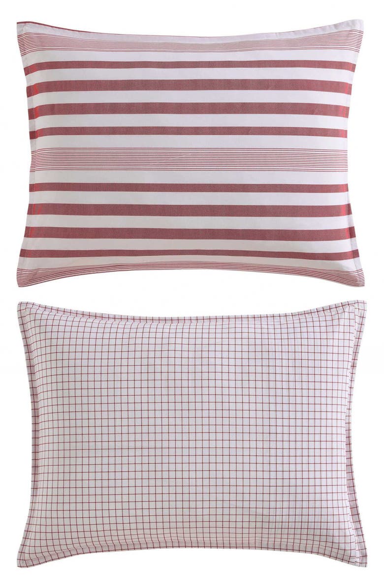 Tommy Hilfiger Mandalay Beach Stripe Comforter & Shams Set, Alternate, color, Ivory/ White/ Red