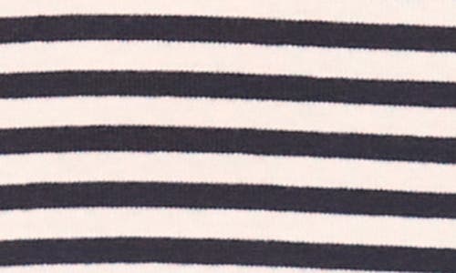 Cece Stripe Rib Tank In Blue