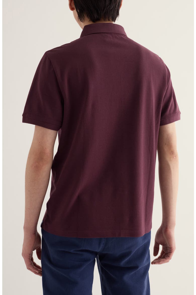 Balefire Organic Cotton Polo, Alternate, color, TIMBER