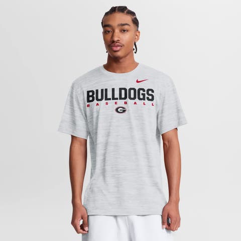 Men's Nike White Georgia Bulldogs Dugout Velocity Dri-FIT T-Shirt